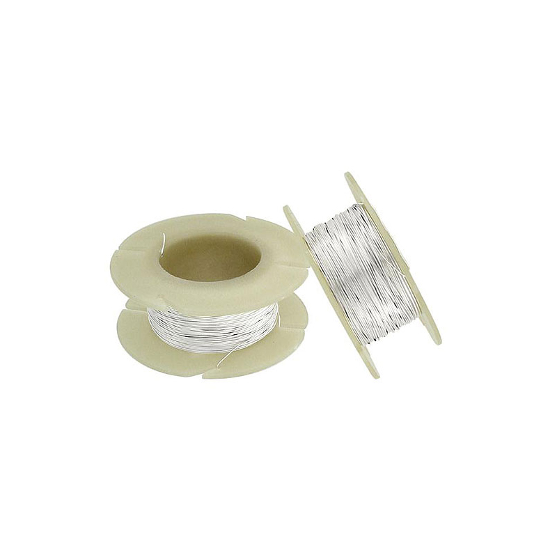 Sterling Silver 24 Ga. Square Wire Half Hard, 0.51 mm 1 oz roll 