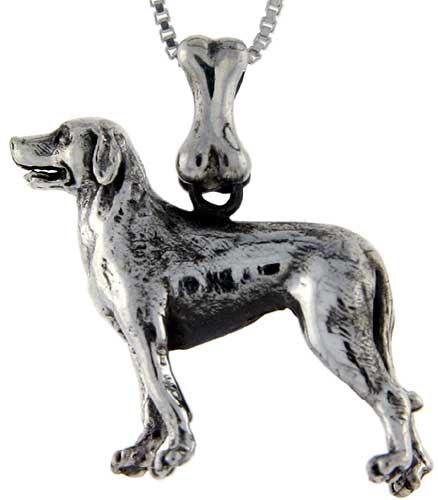 Sterling Silver Labrador Retriever Dog Pendant ?