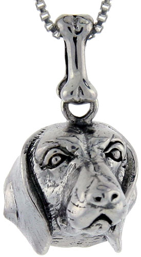 Sterling Silver Beagle Dog Pendant ?