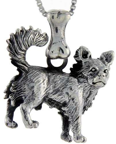 Sterling Silver Chihuahuas Dog Pendant ?
