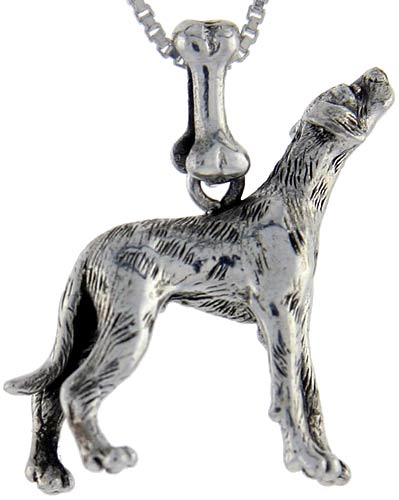 Sterling Silver Dalmatian Dog Pendant ?