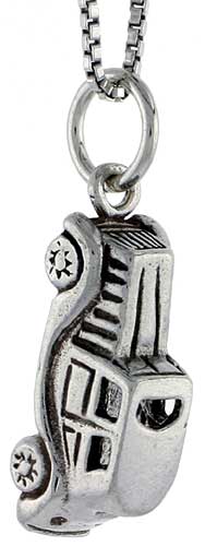 Sterling Silver 1930's Vintage Automobile Charm, 3/4 inch tall
