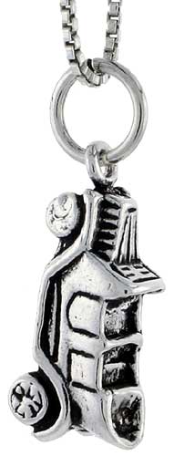 Sterling Silver 1920s Vintage Automobile Charm, 3/4 inch tall