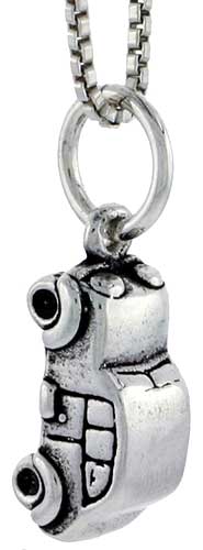 Sterling Silver 1940s Vintage Automobile Charm, 1/2 inch tall