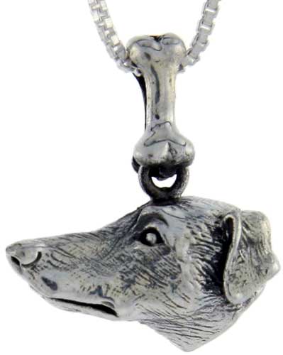 Sterling Silver Greyhound Dog Pendant ?