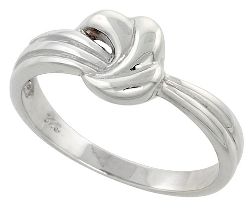 Sterling Silver Freeform Ring Flawless finish 3/8 inch wide, sizes 6 to 10