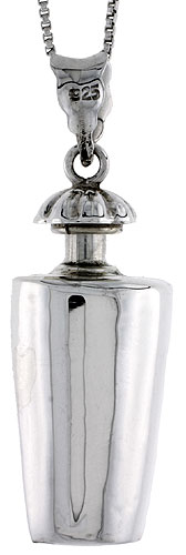 Sterling Silver Urn Pendant, Ash Container