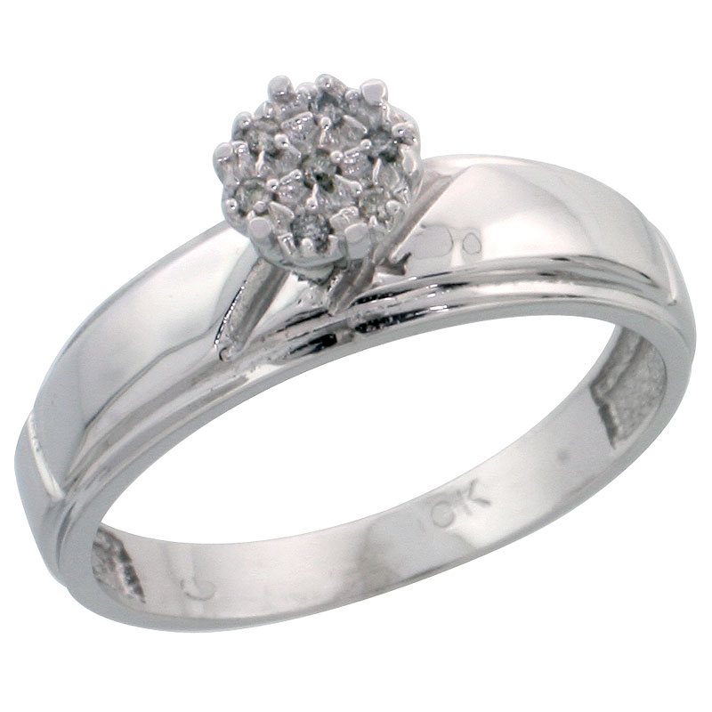 Rings for Women$$$10k White Gold Diamond Jewelry