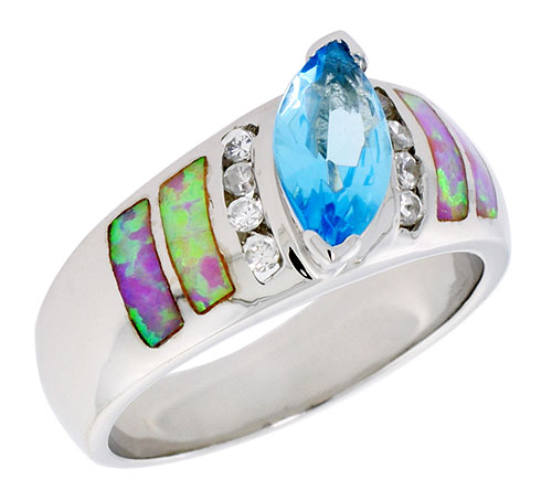 Lab Created Opal$$$Sterling Silver Jewelry