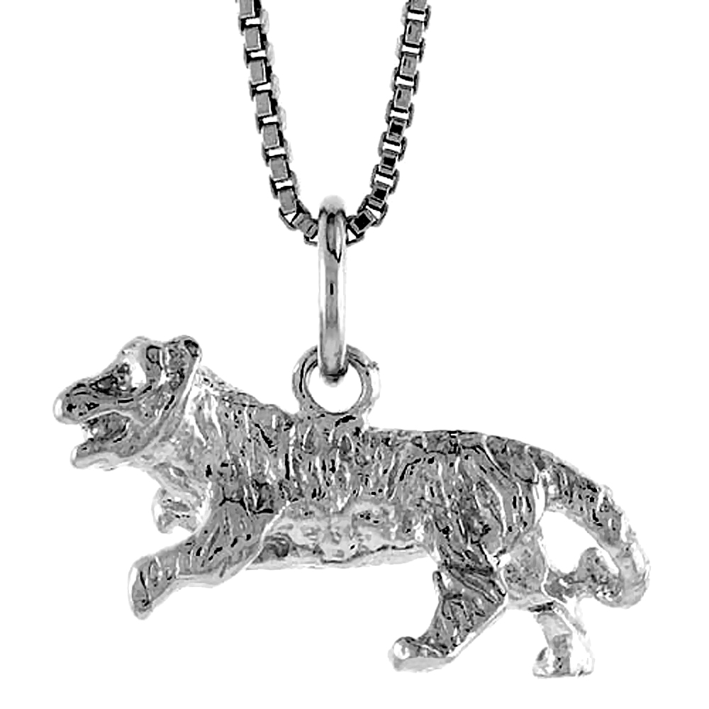 Sterling Silver Year of the SHEEP Pendant Chinese Zodiac, 5/16 inch Tall