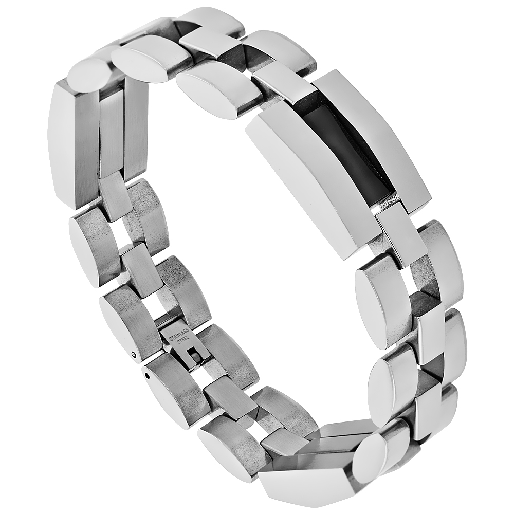 Stainless Steel Pantera Bracelet 5/8 inch wide, 8.5 inches long