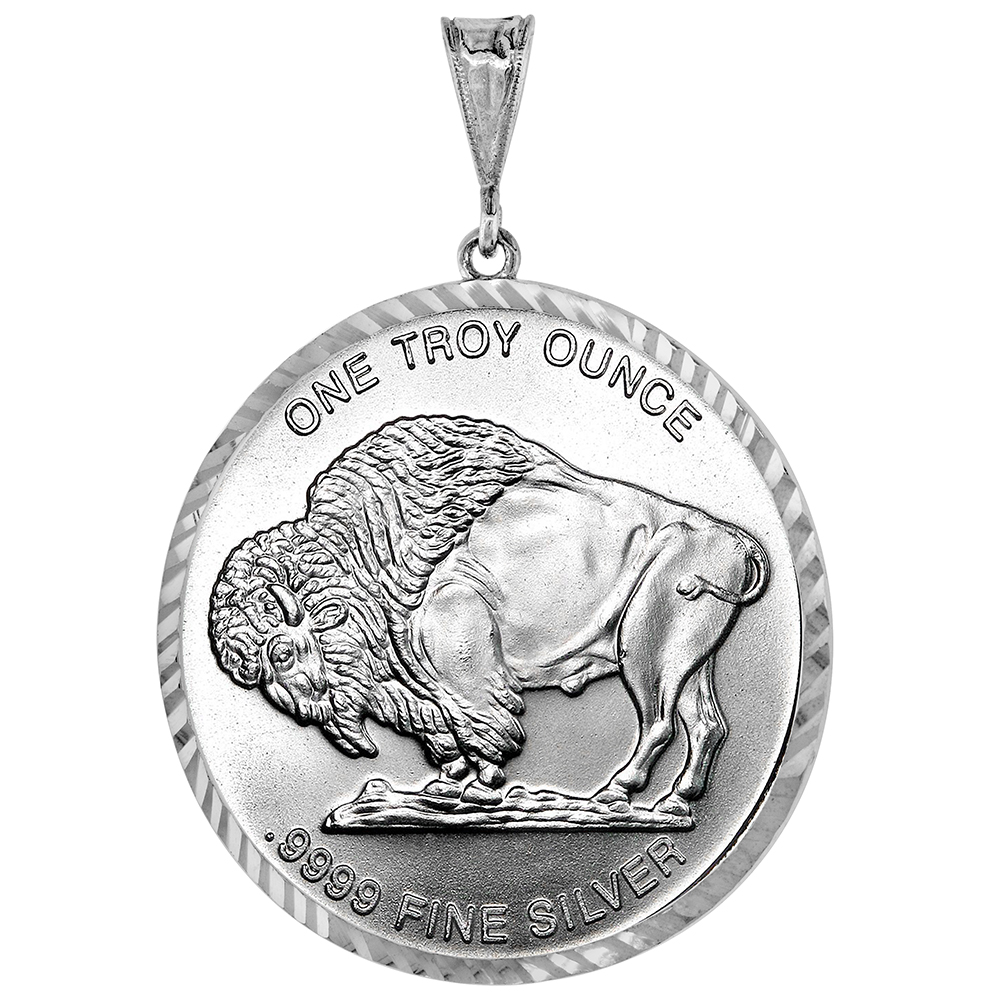 STERLING SILVER MEXICAN CIEN PESOS BEZEL 39 MM COINS PRONG BACK DIAMOND CUT COIN NOT INCLUDED