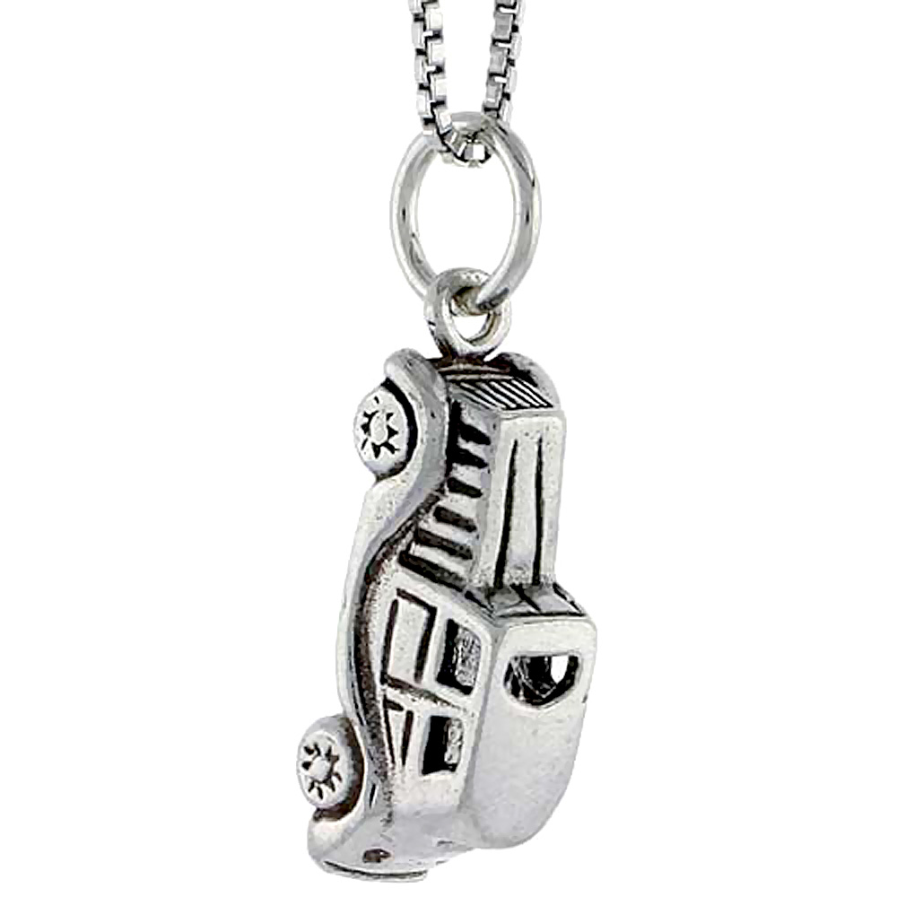 STERLING SILVER 1930'S VINTAGE AUTOMOBILE CHARM 3/4 INCH TALL