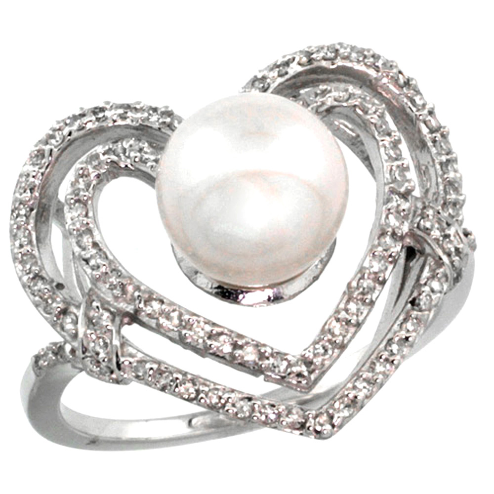 10K YELLOW GOLD DIAMOND RING HEART-SHAPE & 10 MM PEAR WITH 0.26 CTTW DIAMOND ACCENT