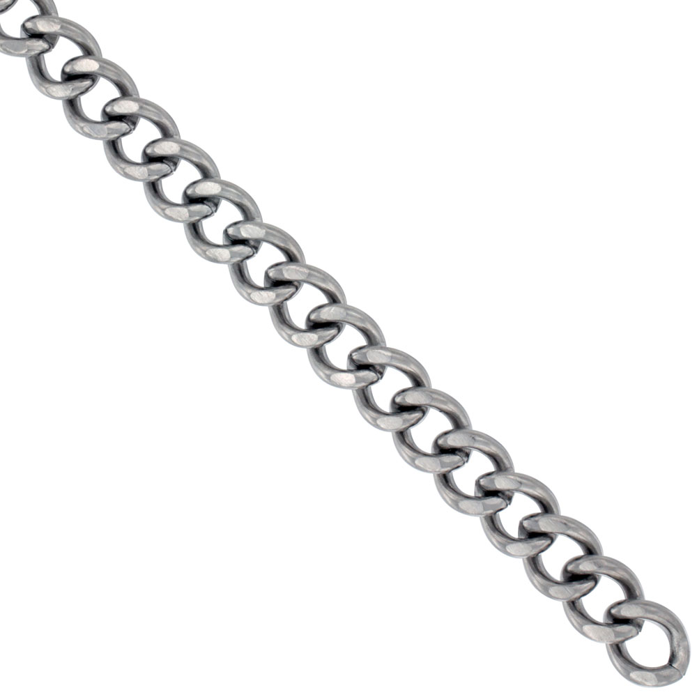Stainless Steel Cuban Curb Link Chain 10 mm, By the Yard