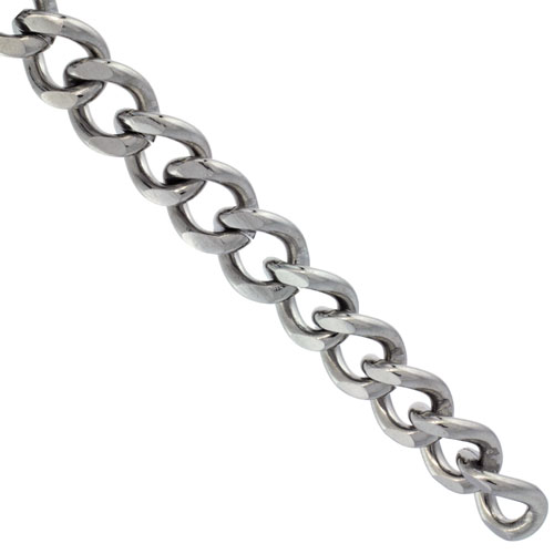 Stainless Steel Cuban Curb Link Chain 10 mm, 100 yard Spool