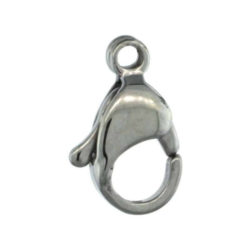 Stainless Steel Lobster Claw Trigger Clasp 10mm, 12 pieces