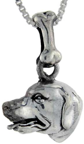 Sterling Silver Labrador Retriever Dog Pendant ?