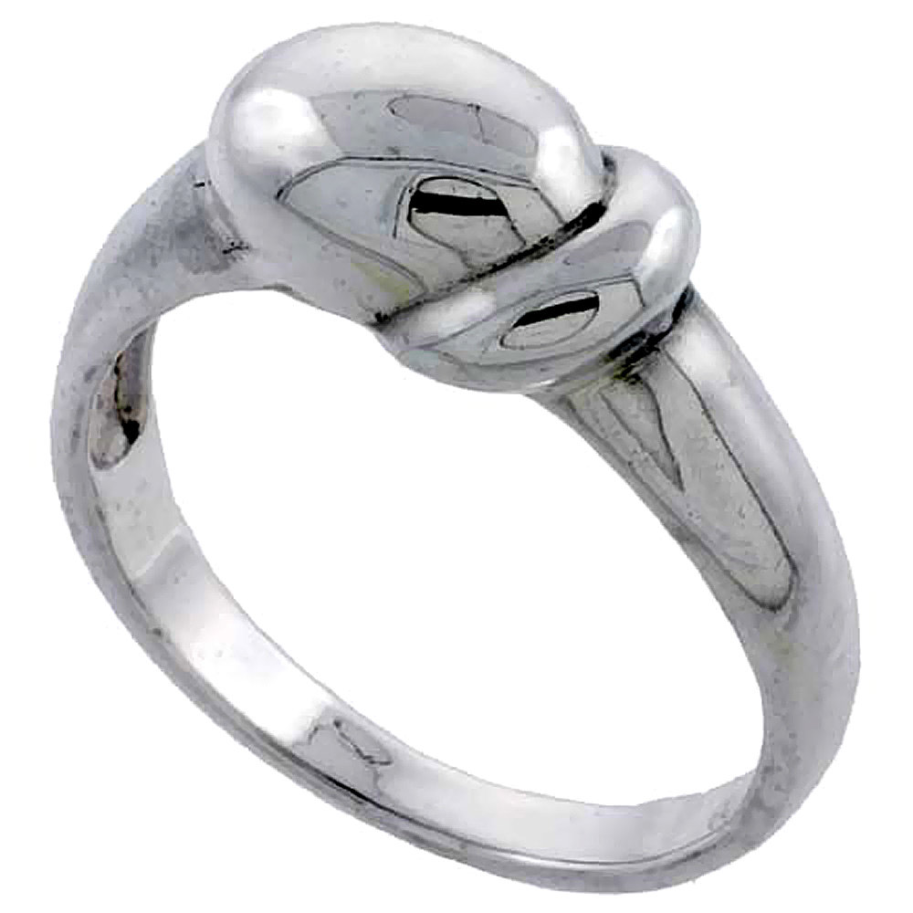 Sterling Silver Freeform Bead Ring 5/16 inch wide, sizes 5 - 12