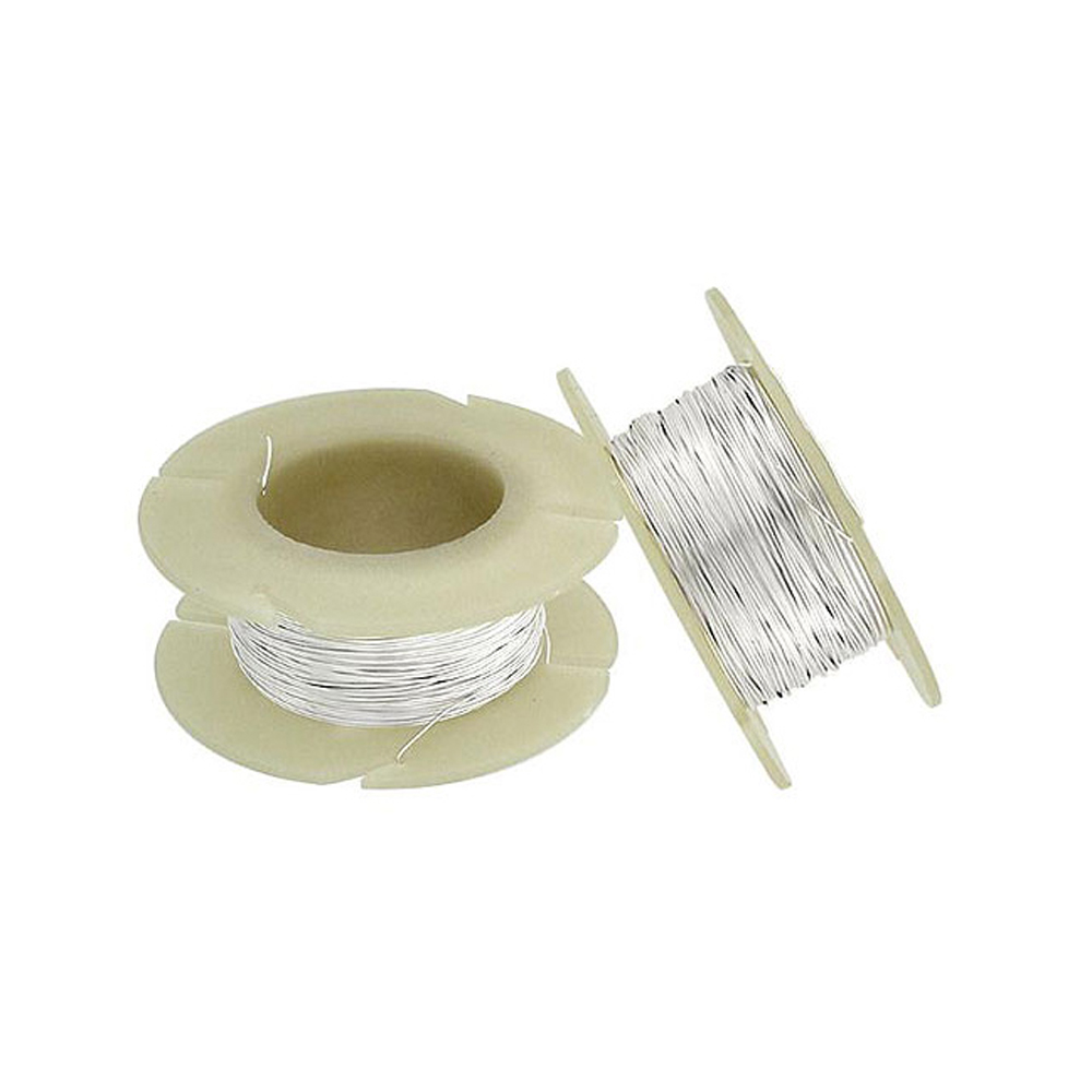 Sterling Silver 20 Ga. Square Wire Half Hard, 0.81 mm 1 oz roll 